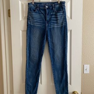 AE super stretch high waisted jeans